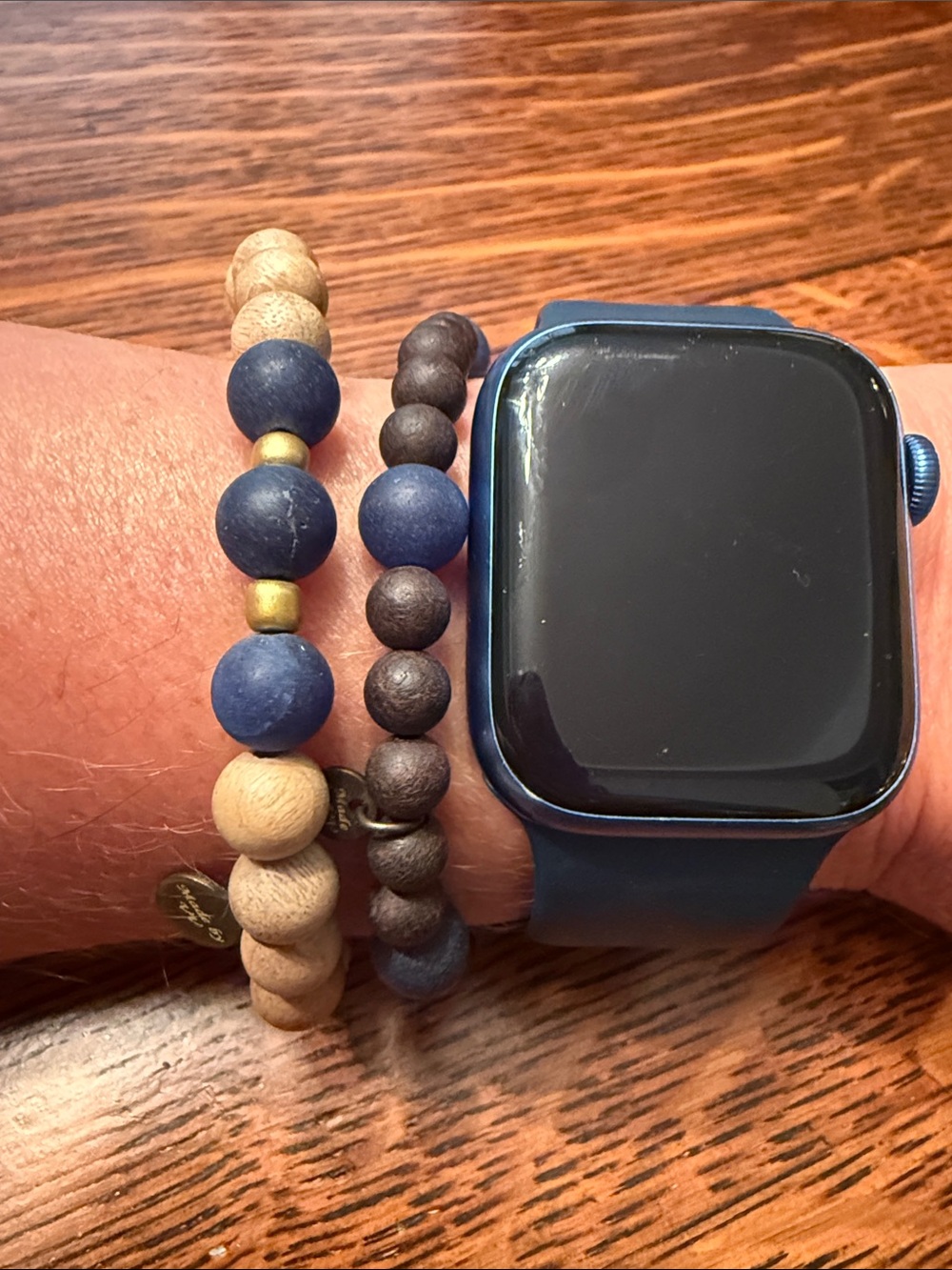 Handmade by VV set of 2 stretch bracelets